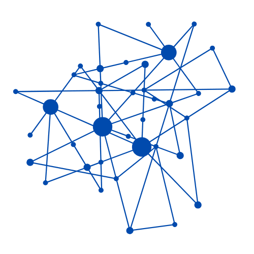 YouTube Success Image with Blue Connected Nodes- #1 most viewed video (1.4M subscriber channel)