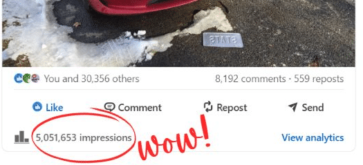 Viral LinkedIn Post Image